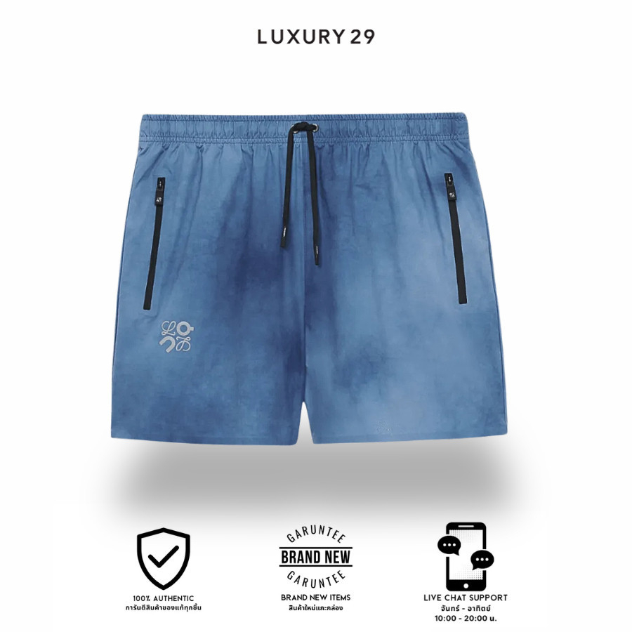 กางเกงขาสั้น On x Loewe Shorts in technical shell Blue/Multicolor (พร้อมส่ง)