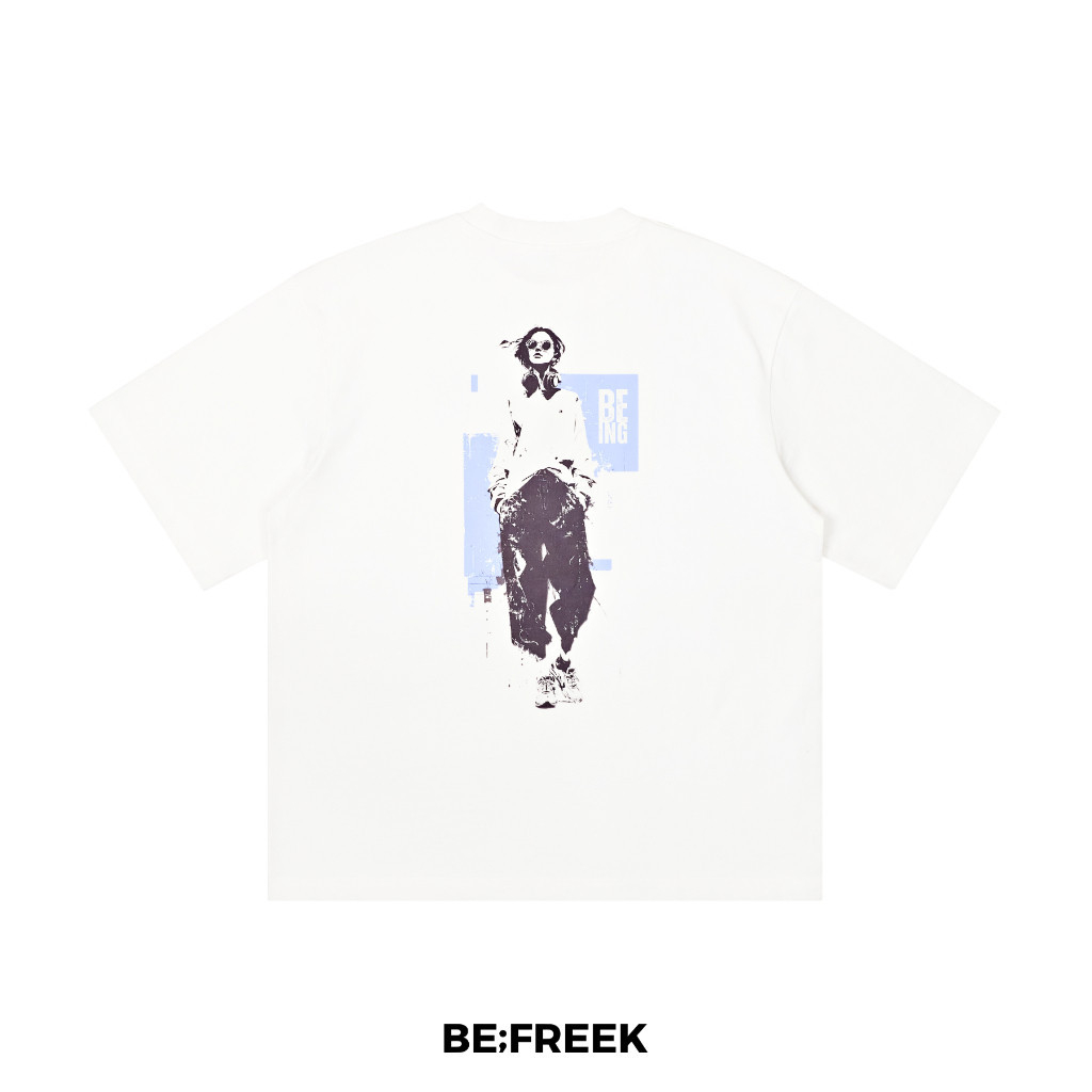 BE;FREEK x COLLABARATION BEING WHITE ORIGINAL T-SHIRT LIMITED