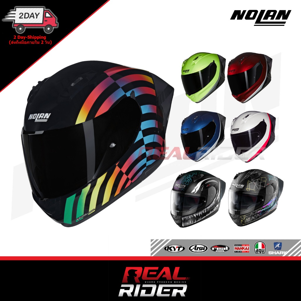 หมวกกันน็อกเต็มใบ  Nolan รุ่น N60-6 Sport (Full-face)