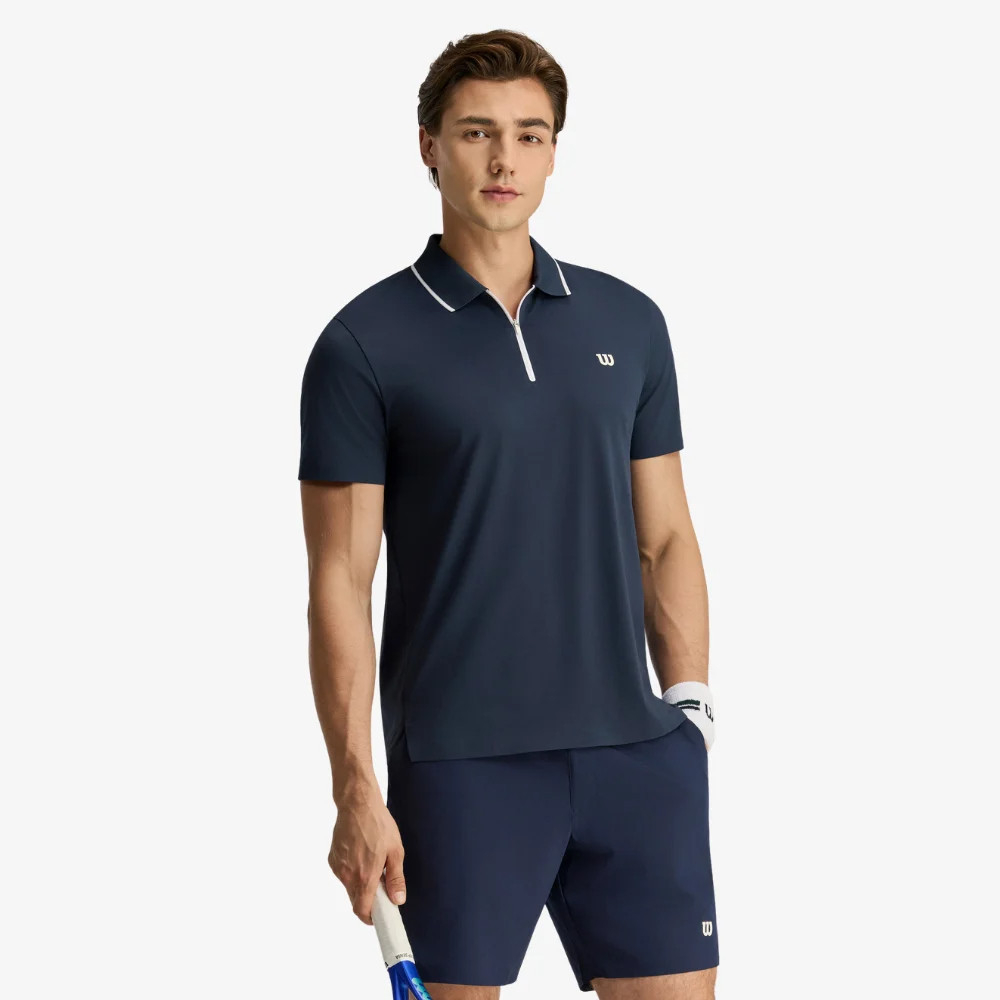 WILSON قميص بولو رجالي Daily Trainer بسحاب — صورة 6
