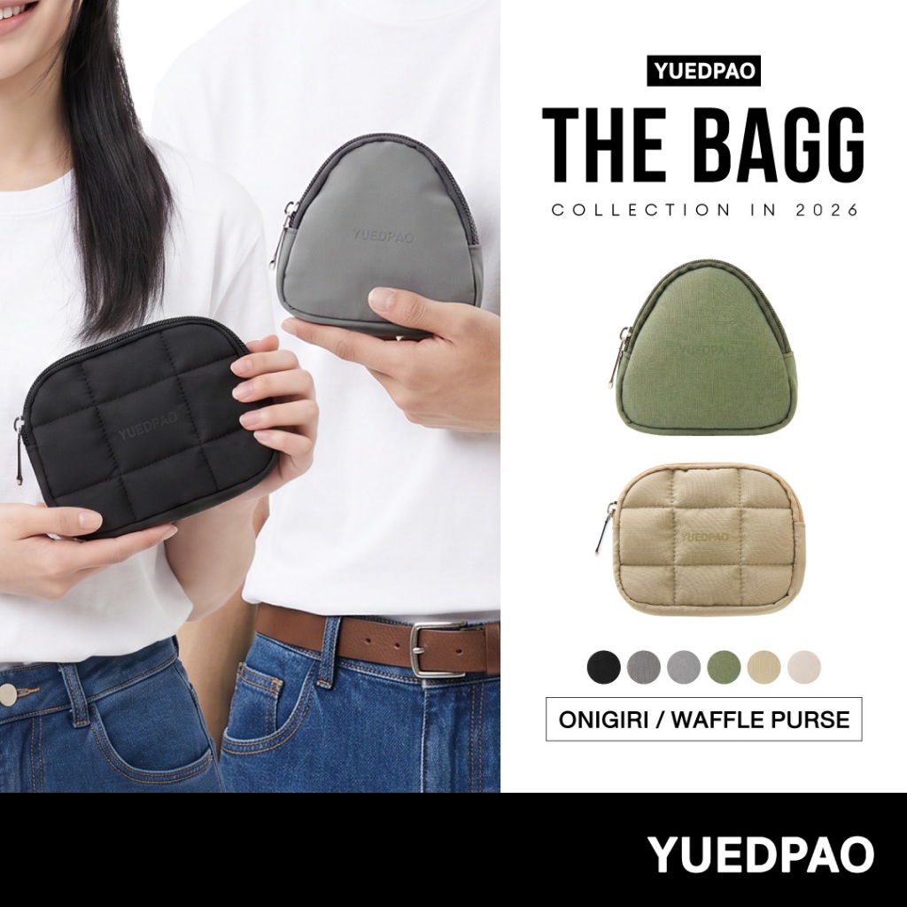 Yuedpao Mini Bag - Onigiri & Waffle Purse กระเป๋ามินิ กระเป๋าใส่ของขนาดเล็ก กระเป๋าอเนกประสงค์