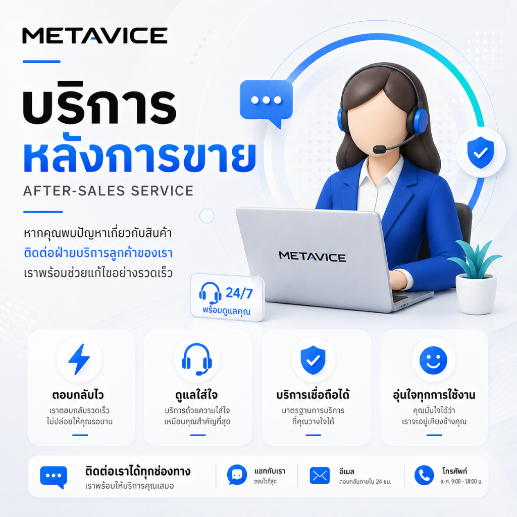 บริการหลังการขาย ให้บริการหลังการขายที่น่าพอใจ 5 Star