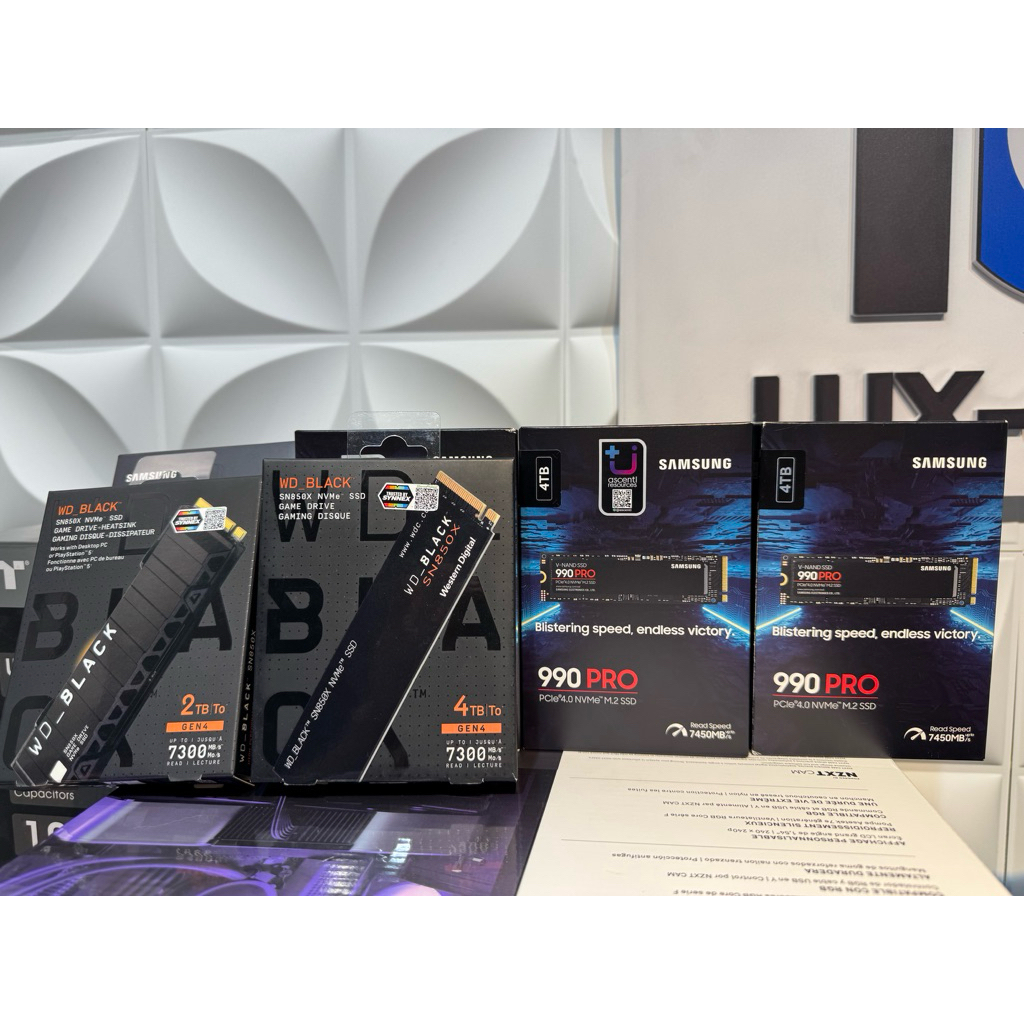 WD Black SN850X ,990Pro มือ2 ความจุ 2TB กับ 4TB