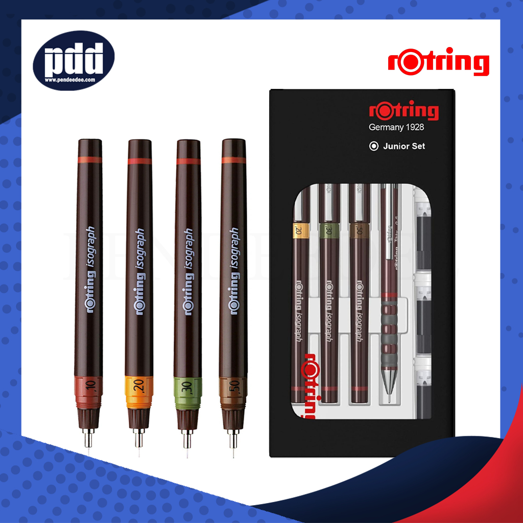 ปากกาเขียนแบบ Rotring Isograph Technical Drawing Pen ปากกาเขียนแบบไอโซกราฟ 0.1 , 0.2 , 0.3 , 0.5 และ