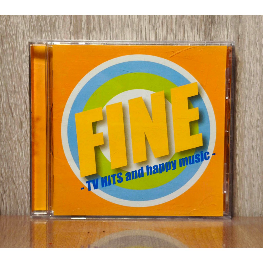 ซีดีเพลง Various Artists - FINE - TV HITS and happy music - (2002) แผ่น Japan CD มือสอง สภาพดี รวม T