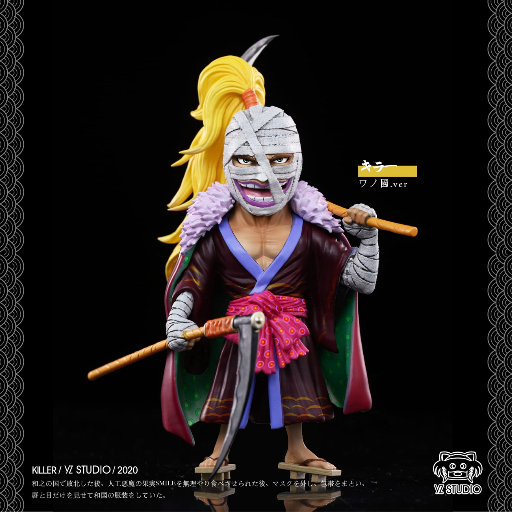 [พร้อมส่ง] โมเดลเรซิ่น YZ STUDIO - คิลเลอร์ Killer (คามาโซ) มือ 2 ของครบ แท้ WCF One Piece