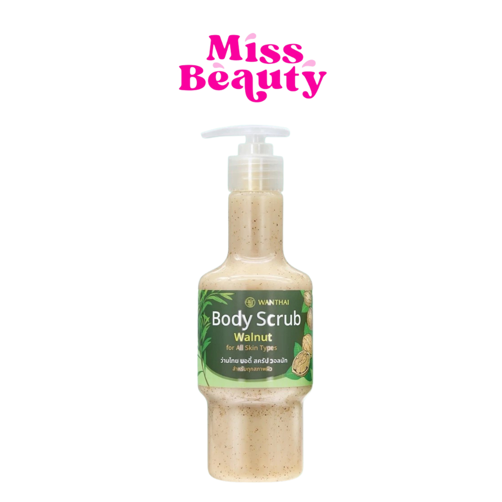 Wanthai Body Scrub Walnut Extract ว่านไทย บอดี้ สครับ วอลนัท 350 มล.