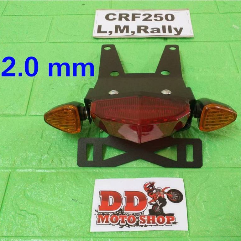 ท้ายสั้น CRF250L M RALLY #ใส่ไฟเลี้ยวแต่ง #โครงเหล็กหนา 2 มม. ท้ายสั้นCRF250L CRF250M CRF250RALLY
