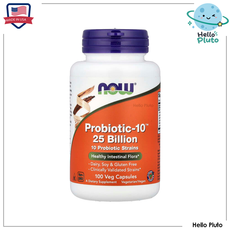 NOW Foods, Probiotic-10, 25 Billion, 100 Veg Capsules