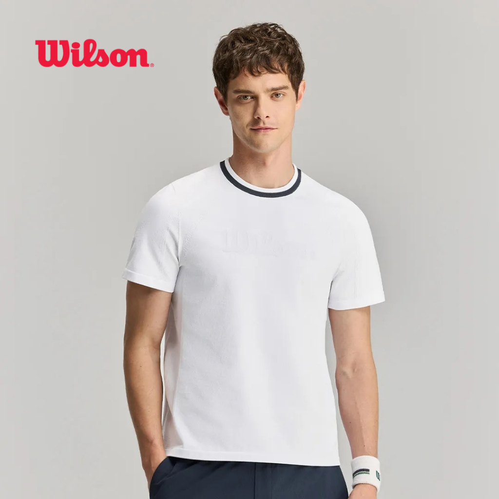 WILSON Men Center Seamless Tee V2 เสื้อกีฬาผู้ชาย WN00096W001001 OFFICIAL STORE — صورة 4