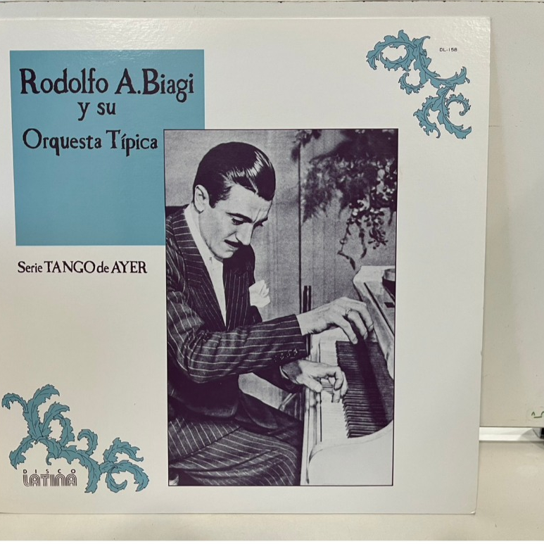 1LP Vinyl Records แผ่นเสียงไวนิล  Rodolfo A.Biagi y su Orquesta Típica Serie TANGO de AYER  (H19E34)