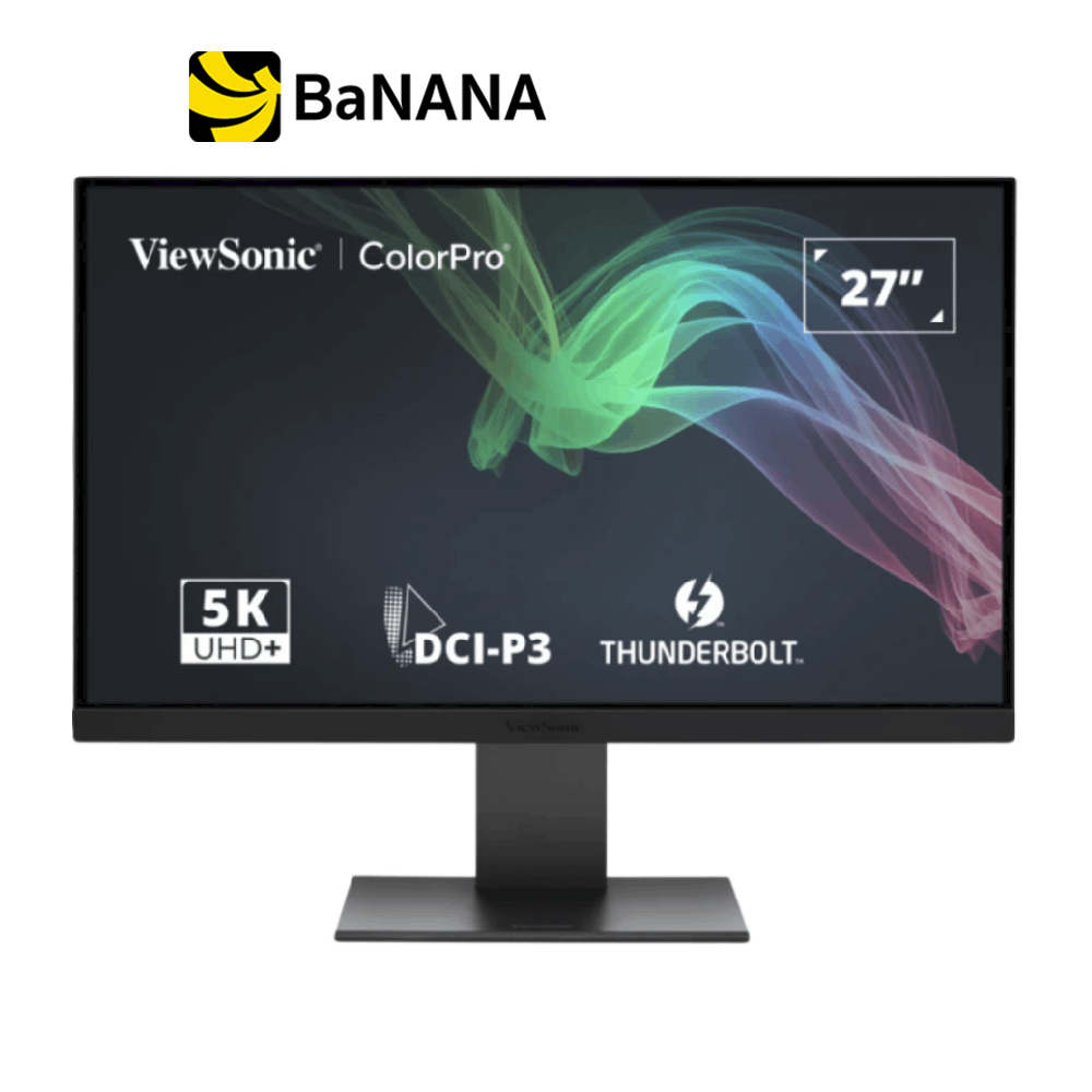 จอมอนิเตอร์ VIEWSONIC VP2788-5K (IPS 5K 60Hz Pivot) by Banana IT