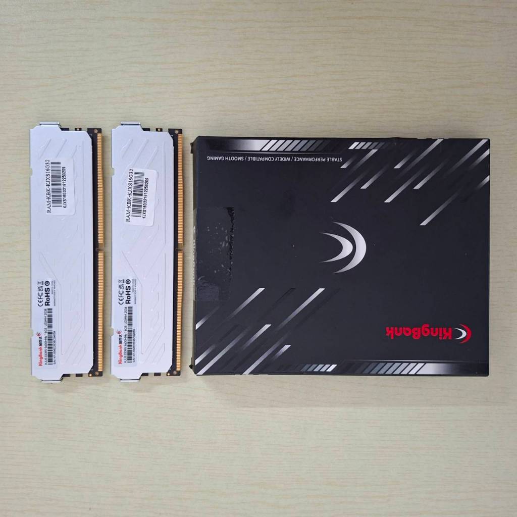 [สินค้ามือสอง] KINGBANK KJXS 32GB (16x2) DDR5 5600MHz SILVER