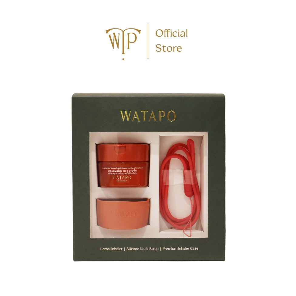 Watapo Boxset Herbal Inhaler Orange and Ylang Ylang
