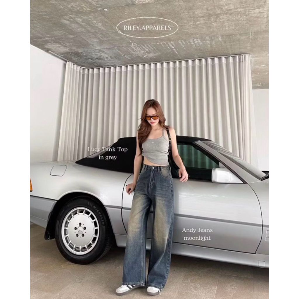 ส่งต่อกางเกงแบรนด์ Riley.apparels - Andy Jeans (Moonlight)