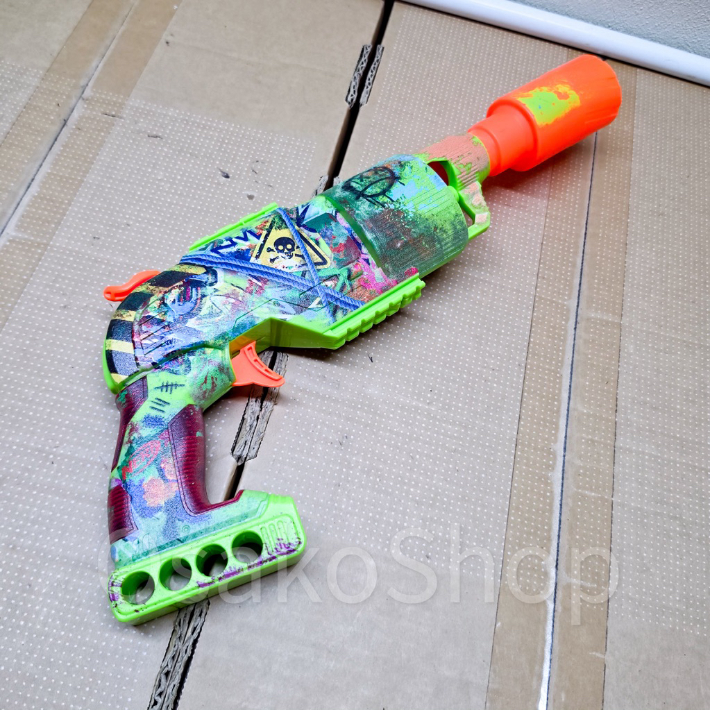 Nerf Zombie Strike (เนิร์ฟ ซอมบี้ สไตรค์) รุ่นพิเศษธีม Post-Apocalyptic / Zombie Graphic Editionงานส