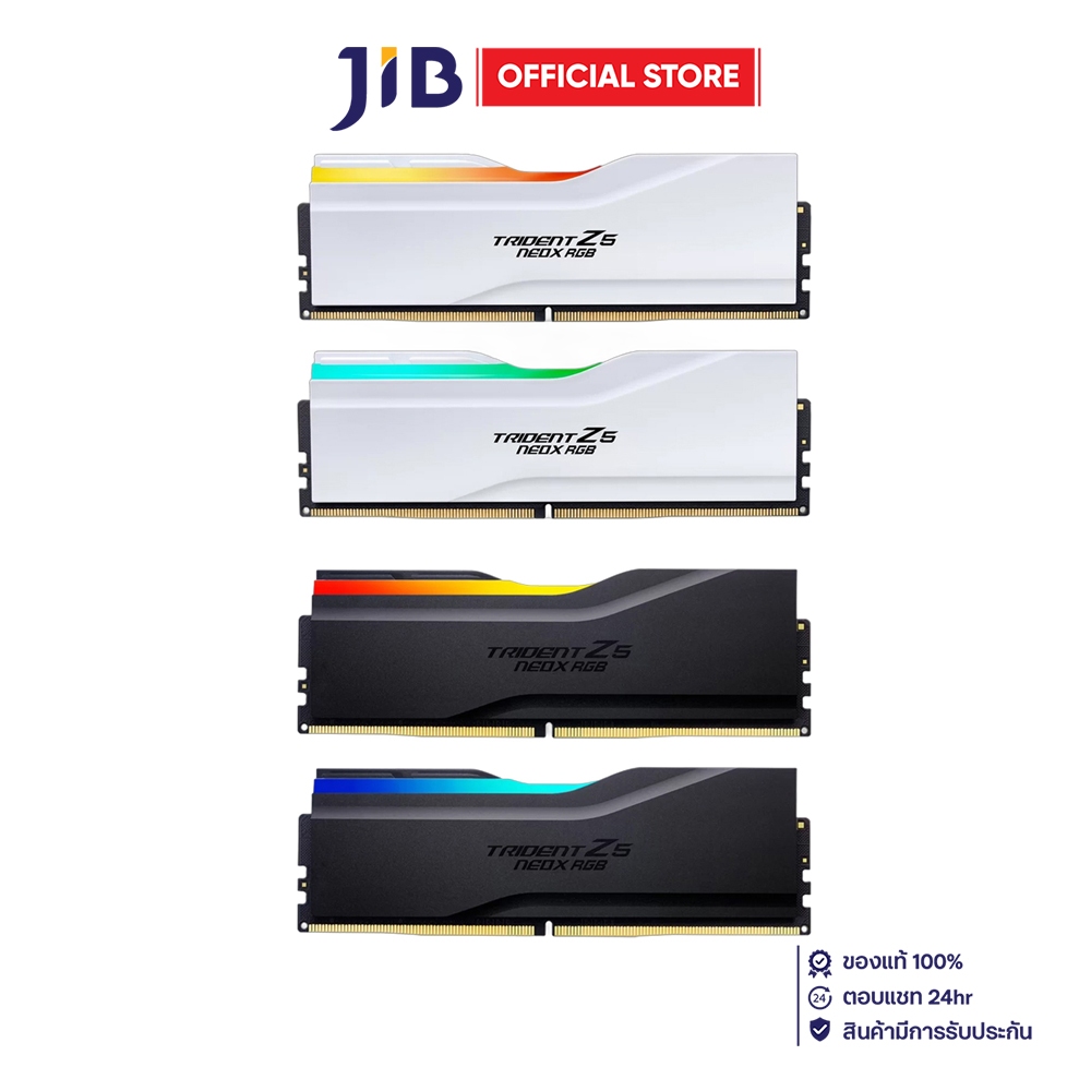 32GB (16GBx2) DDR5 6000MHz RAM (หน่วยความจำ) G.SKILL TRIDENT Z5 NEOX RGB DDR5 - AMD EXPO ULL / AMD E