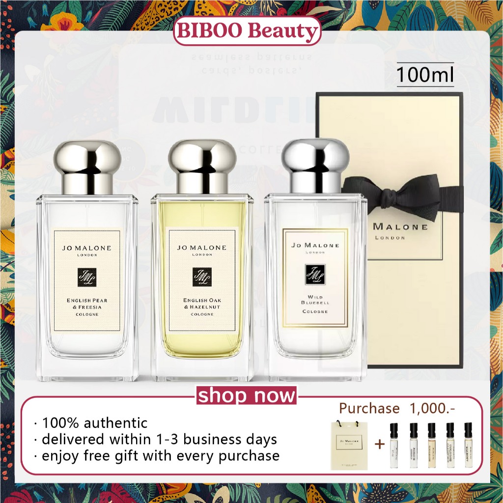 Jo Malone English Pear English Oak Blossom Honey Wild Bluebell Sea Salt Cologne 100ml ของแท้ 100%