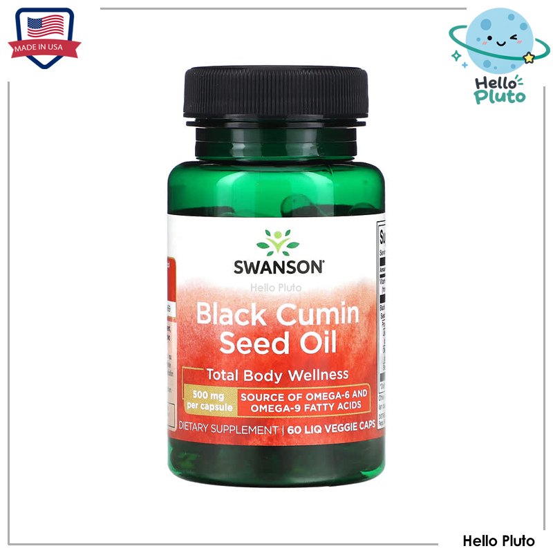 Swanson, Black Cumin Seed Oil, 500 mg, 60 Liq Veggie Caps