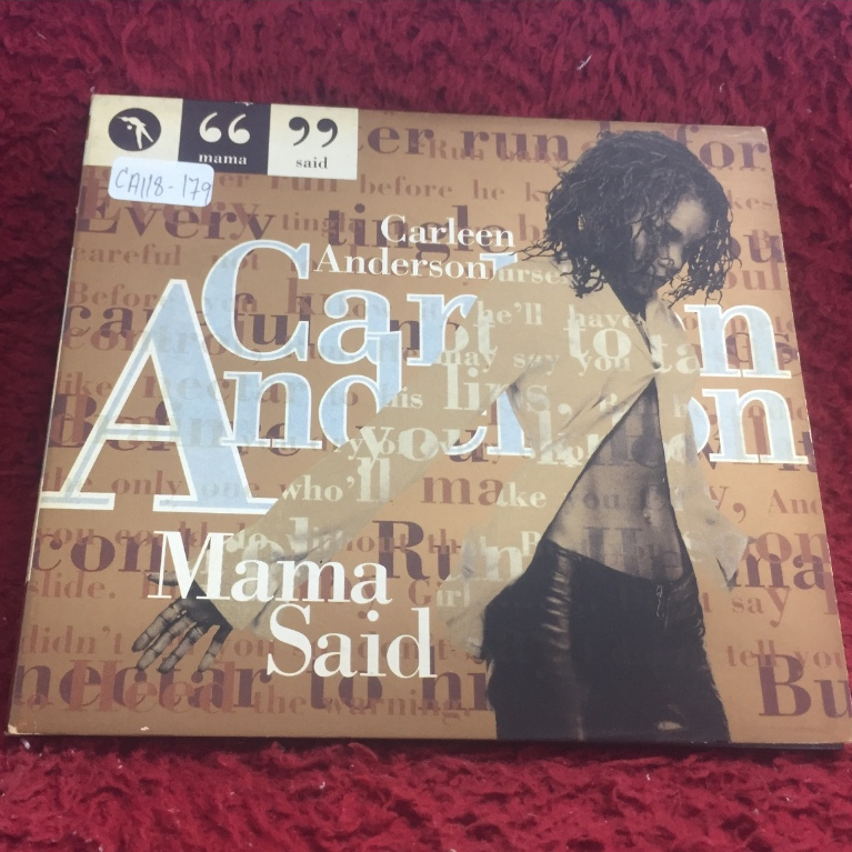 CD Carleen Anderson - Mama Said สภาพตามปก CA118-179