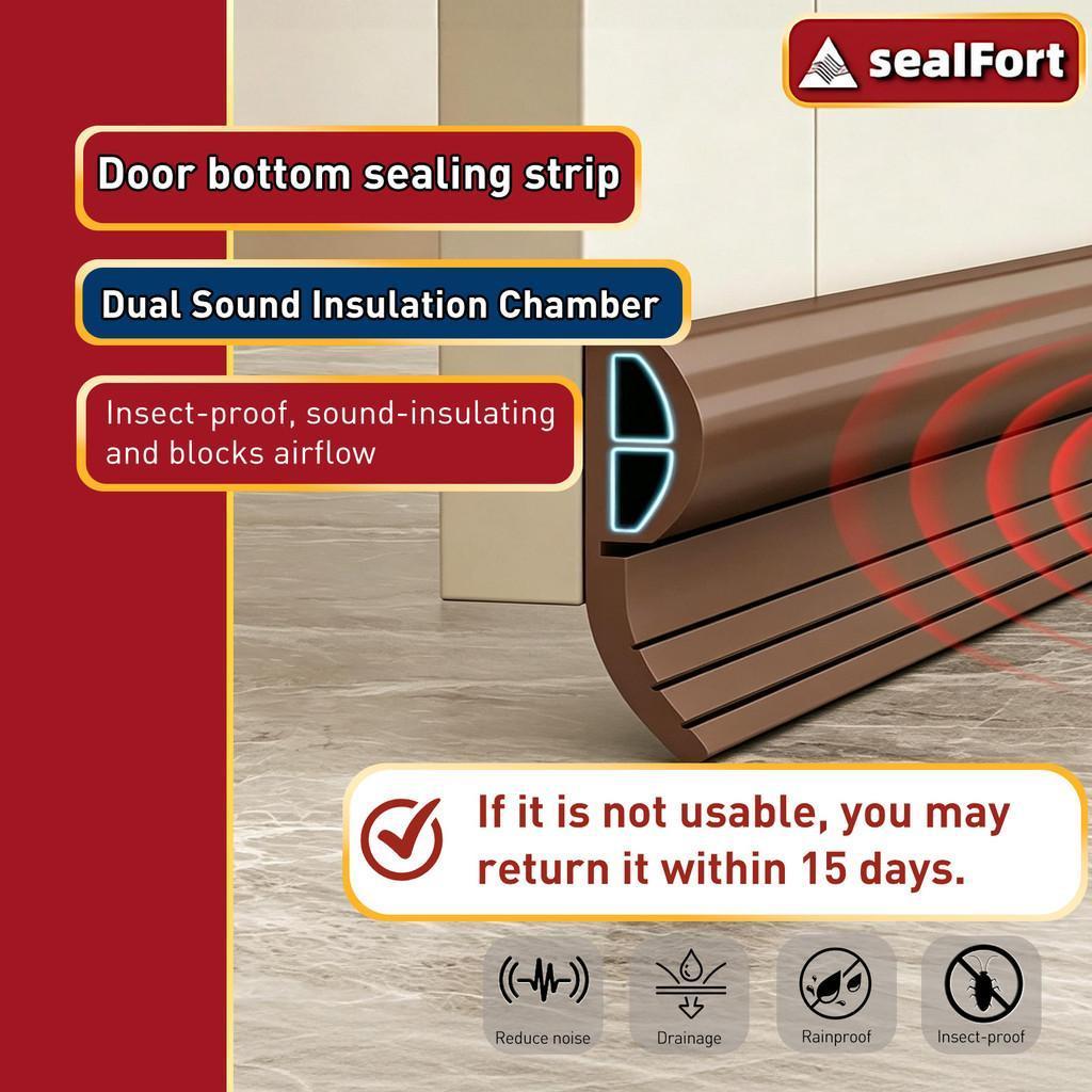 SealFort  ที่กั้นประตู กันแมลง ขอบประตูกันแอรออก กาวในตัว กันแอร์ออก ป้องกันเสียง