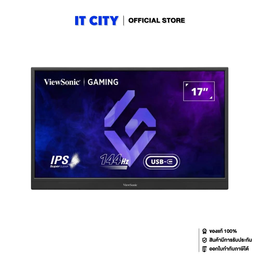 VIEWSONIC Portable Monitor VX1754 -17”/IPS/FHD/144Hz/USB-C/Speaker/3Y*3 MNL-002523