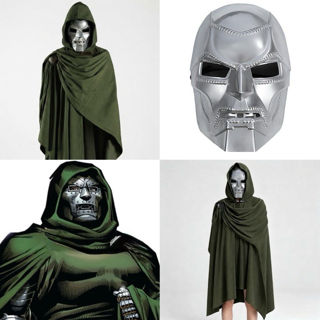 ชุดคอสเพลย์ด็อกเตอร์ดูม Latverian costume Dr. Doom cosplay suit Mask Doomsday หน้ากาก ชุดดูม victor 18051