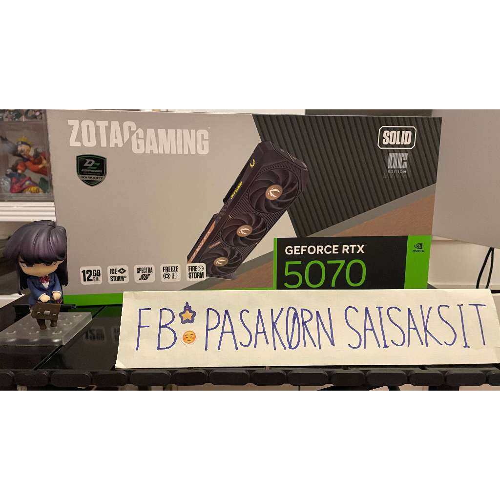 ZOTAC RTX 5070 SOLID OC 12GB มือสอง ประกัน 04/2029