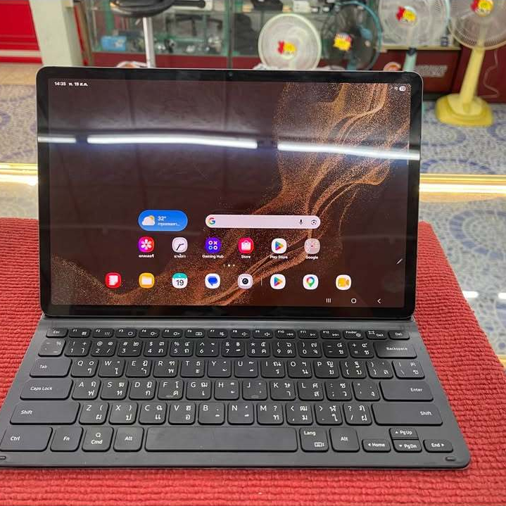 Samsung tab S8+ (8/128) มีปากกา+คีย์บอร์ด (ปุ่มกดล็อคแข็ง) จอมีรอย ไม่มีสายชาร์จ #187476 สินค้ามือสอ