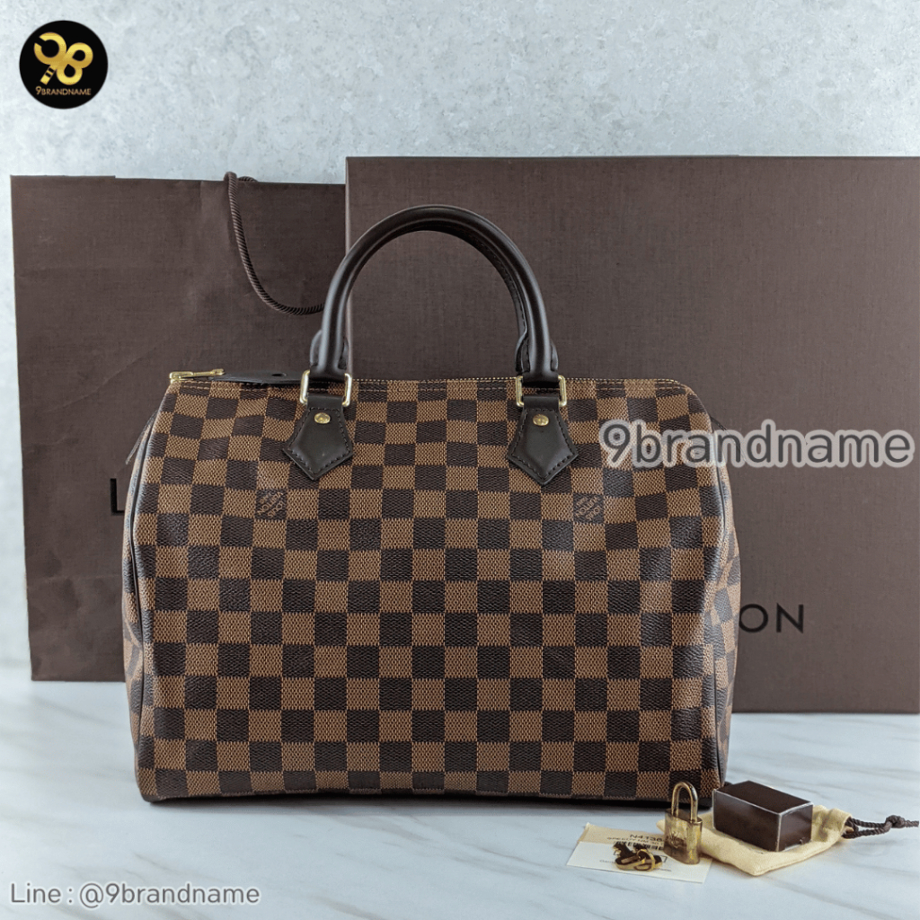 Louis Vuitton Speedy 30  Damier Canvas มือสอง ของแท้ 100% ก่อนสั่งซื้อทักแชทก่อนนะคะ