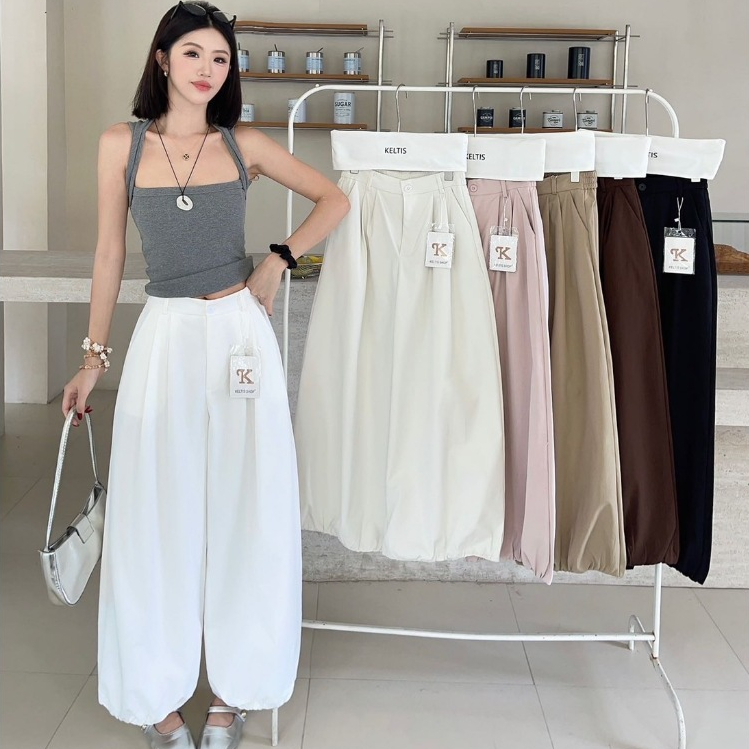 Acasey กางเกงขายาวผู้หญิง ป้ายKeltis 9539#