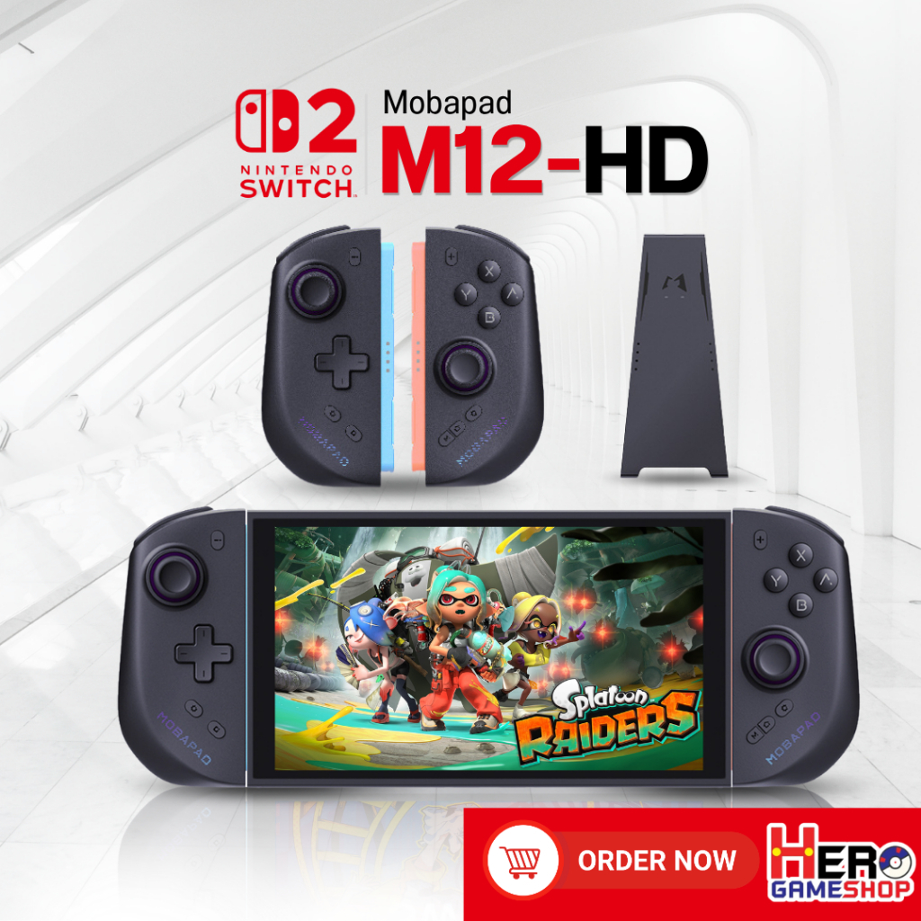 พร้อมส่ง 🎮Mobapad M12-HD  Controller สำหรับ Nintendo Switch 2 🎮 By Hero GameShop