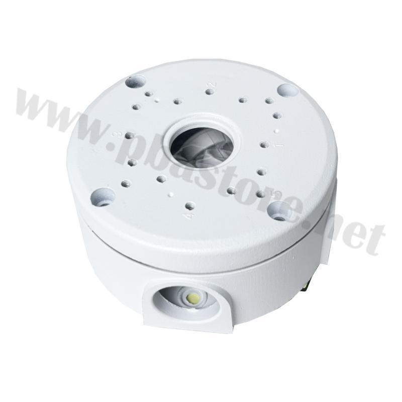 ขากล้องยึดกล้องวงจรปิด CCTV Junction Box แบบบล็อกอลูมิเนียม (aluminum) กันน้ำได้ ฐาน 105mm ต่อท่อ 25