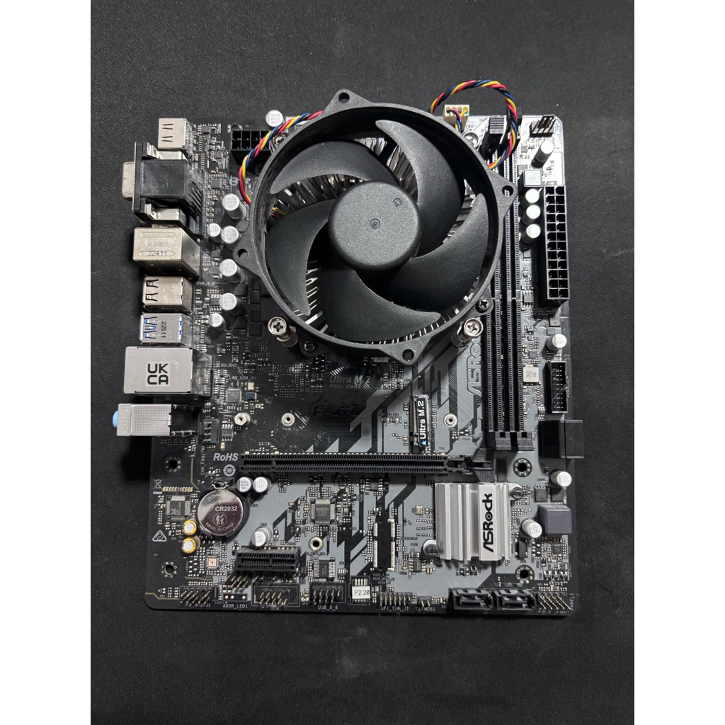 cpu + mainboard | i3 10100 (onboard) mainboard  ASRock H510m-hbd/m.2 ใช้งานได้ปกติ