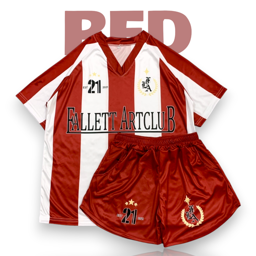 ( Bset23 ) ชุดเซท Club FA 5สี เซทกีฬาคอวี ฟรีไซส์/พลัสไซส์