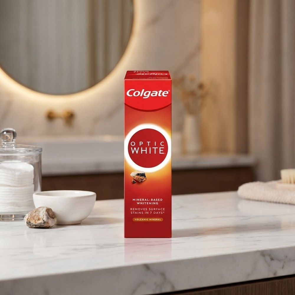 Colgate Optic White Volcanic Mineral Toothpaste