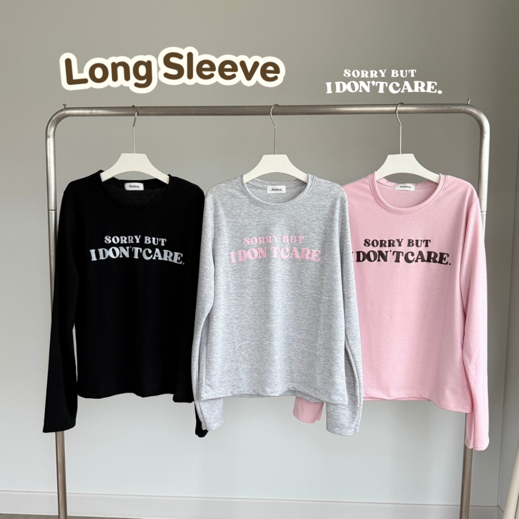 Long Sleeve เสื้อแขนยาวงานสกรีน ผ้าคอตตอนเกล็ดปลาซุปเปอร์ซอฟต์ อกก่อนยืด 40 นิ้ว(ขนาดเดียว)