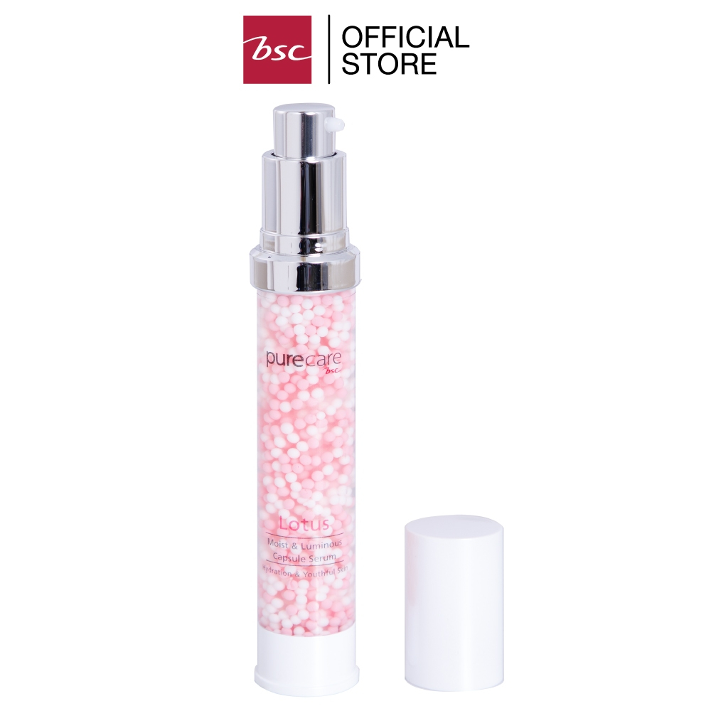 PURECARE BSC LOTUS LUMINIOUS INTENSE SERUM เพียวแคร์ บีเอสซี โลตัส ลูมินัส อินเทน ซีรั่มนวัตกรรมโพลิเมอร์ธรรมชาติ — صورة 2