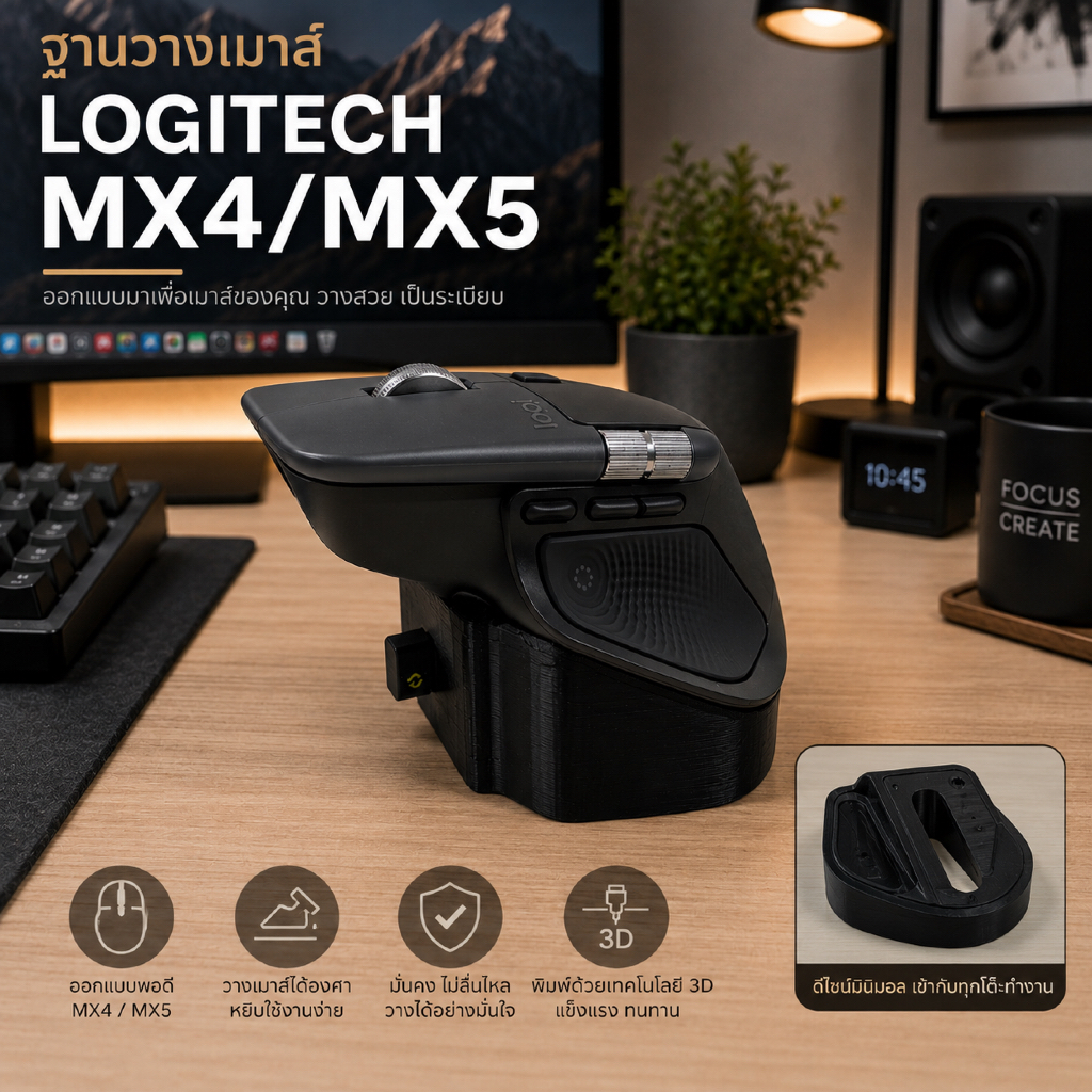 ฐานวางเมาส์ Logitech MX Master 4 / MX Master 5  Mouse Stand