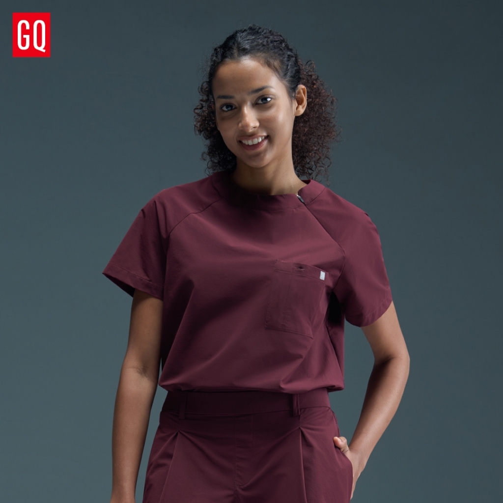 GQ Pro MED قميص سكراب نسائي بياقة دائرية (تطريز الاسم مجاناً) — صورة 7