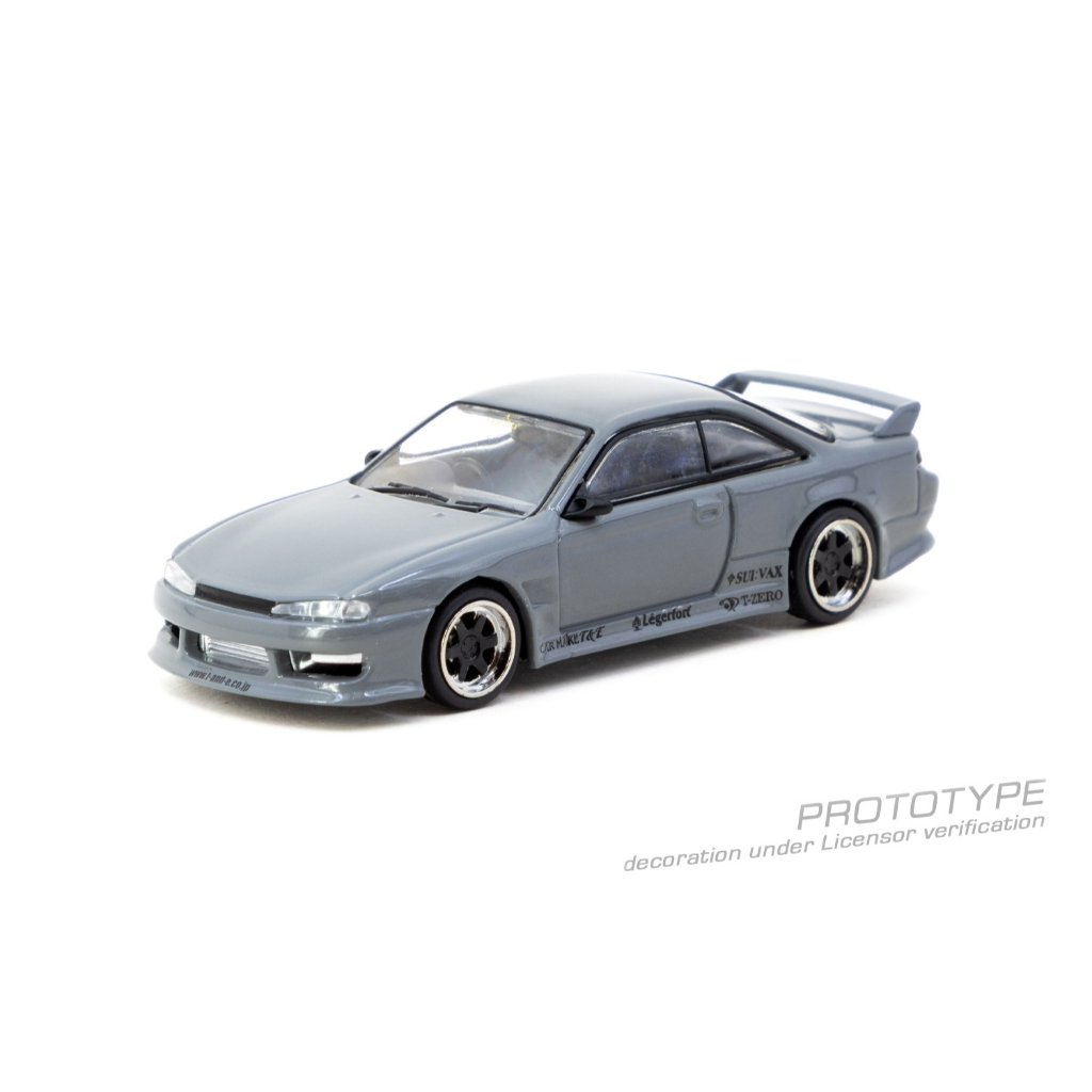 VERTEX Silvia (S14) Grey 1:64 (TARMAC WORKS)