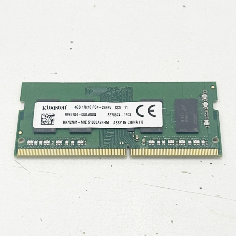 kingston 4gb 1rx16 pc4-2666v แกะจากเครื่องใช้งานได้ดี ราคาถูกใจ