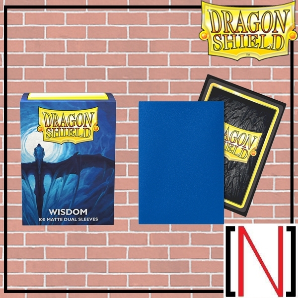 [Sleeve][ซองใส่การ์ด] DragonShield - Matte Dual Wisdom 100ใบ [MTG][Pokemon][Dragon shield]