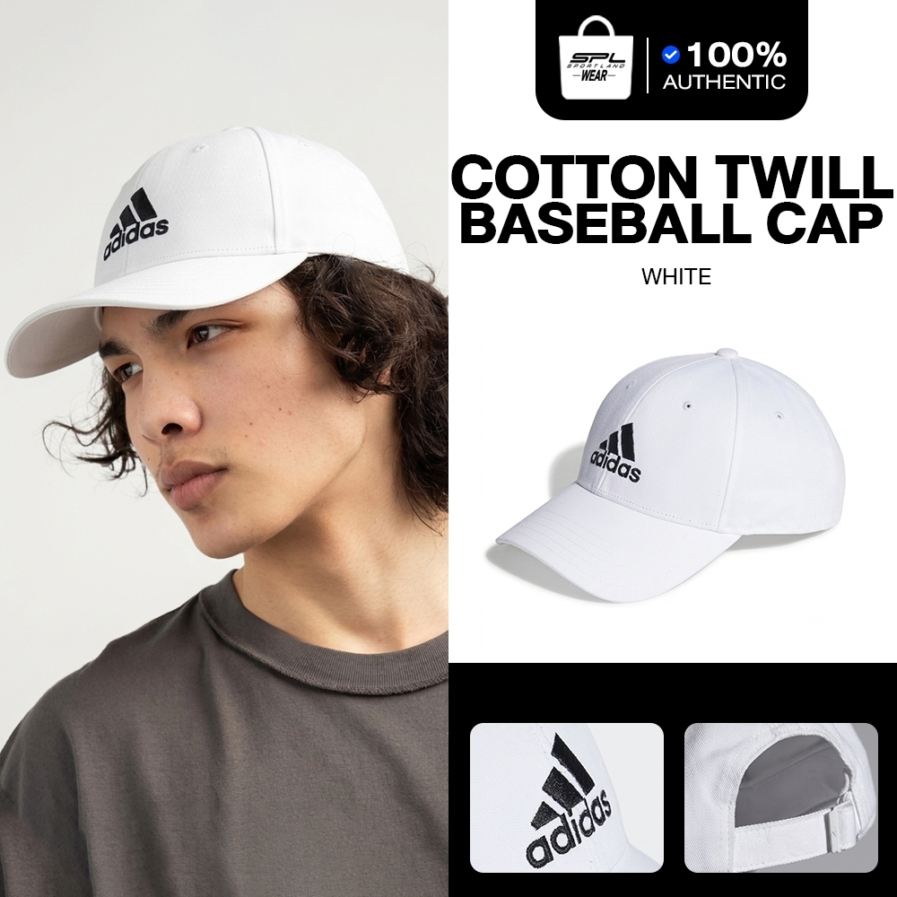 Adidas อาดิดาส หมวกแก๊ป หมวกเบสบอล Cap Cotton Twill Baseball IB3243 WH (900)