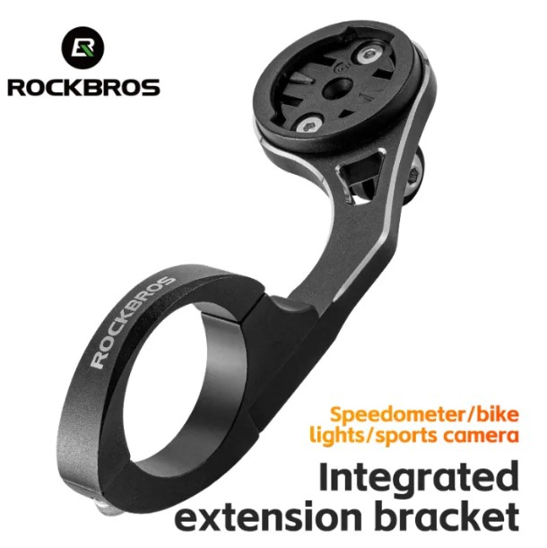ROCKBROS เมาท์ไมล์จักรยาน อลูมิเนียม Garmin Bryton Wahoo + GoPro 31.8mm — صورة 2