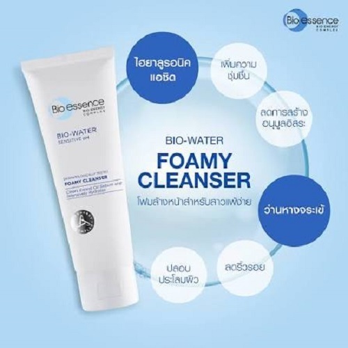 โฟมล้างหน้า Bio-Essence Bio-Water B5 foamy cleanser 100 กรัม