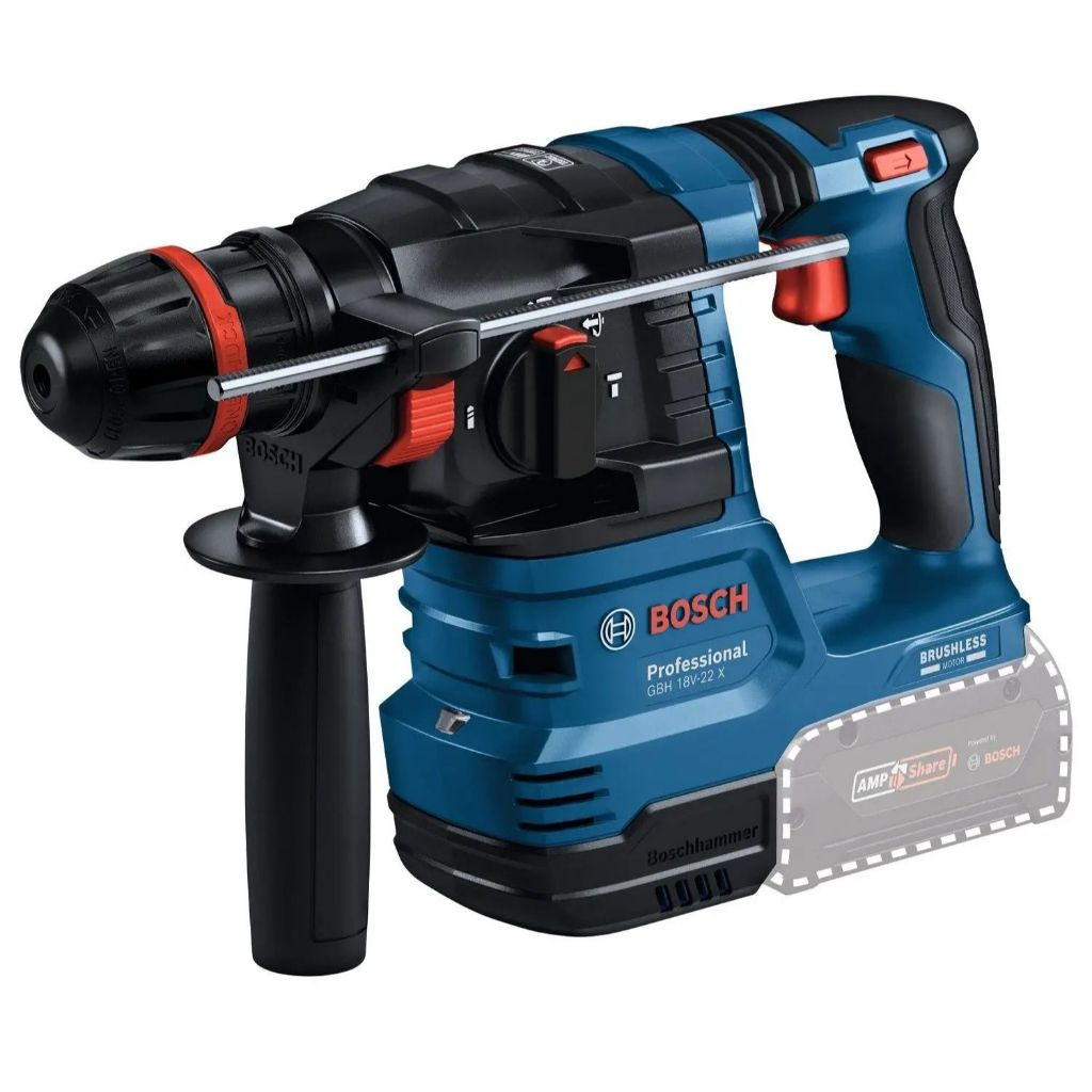 BOSCH สว่านโรตารี่ไร้สาย รุ่น GBH 18V-22 X (เครื่องเปล่า)