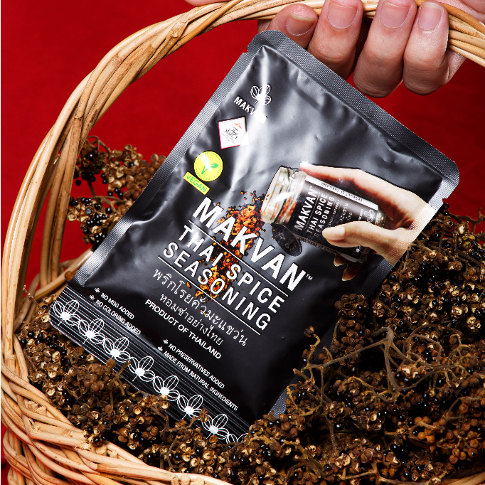 (FREE) MAKVAN SEASONING 22G. เเม็คเเวนพริกโรยคั่วมะแขว่น