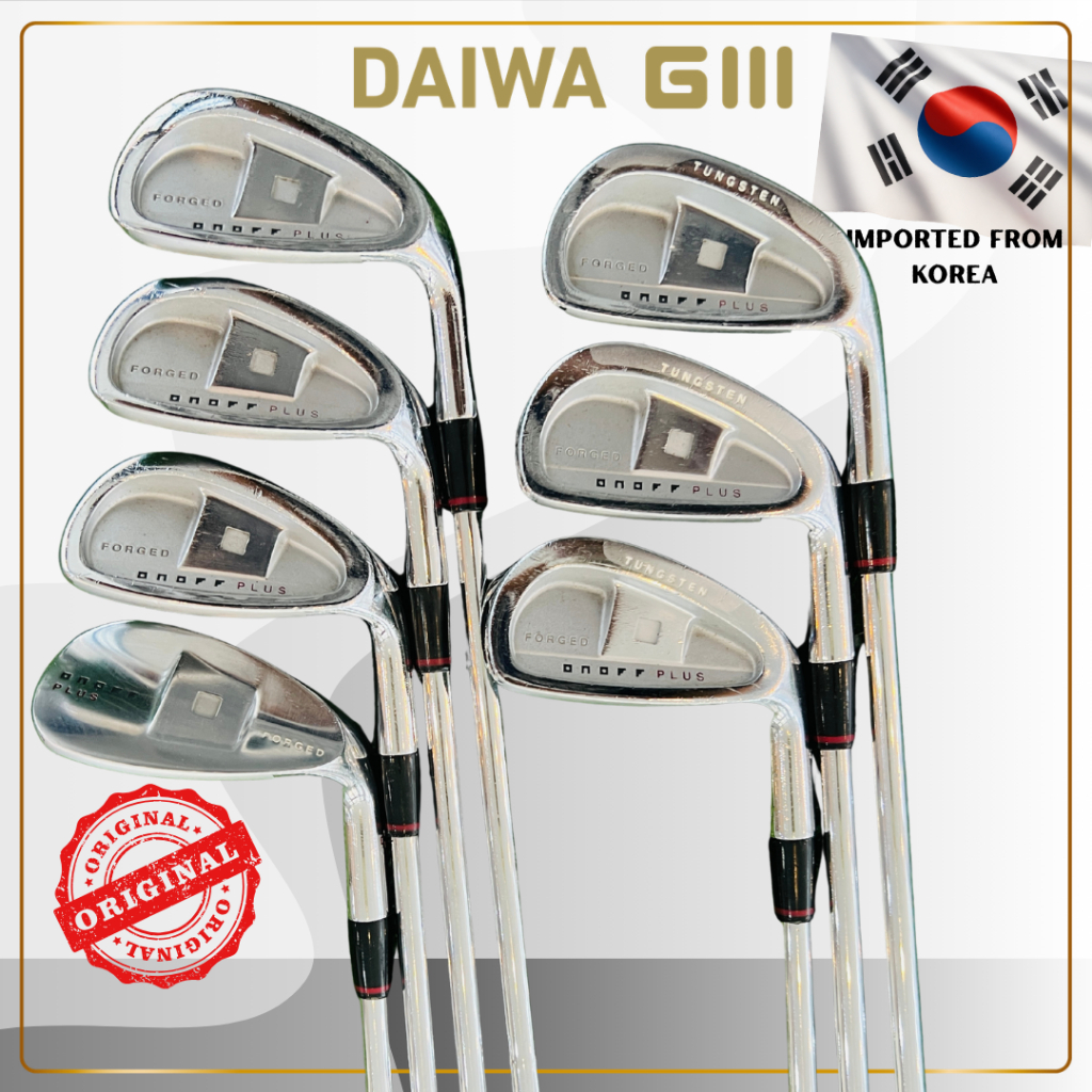 ✨(ไม้กอล์ฟมือสอง) DAIWA ONOFF PLUS 7 Iron- for Man  - Shaft : NS PRO 950 - Flex : S - Set : 5,6,7,8,