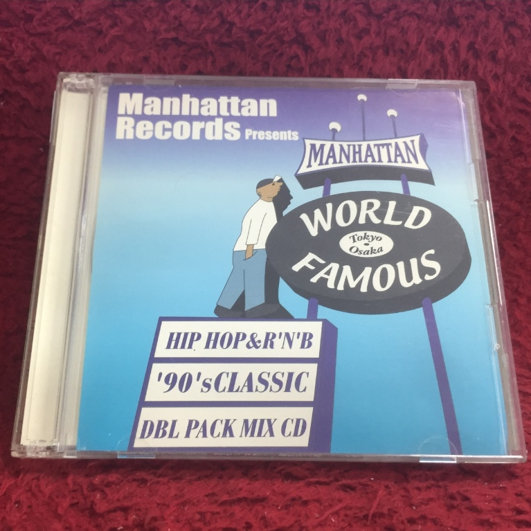 2CD Manhattan Records Presents World Famous - Hip Hop & R'N'B '90s สภาพตามปก CA121-82